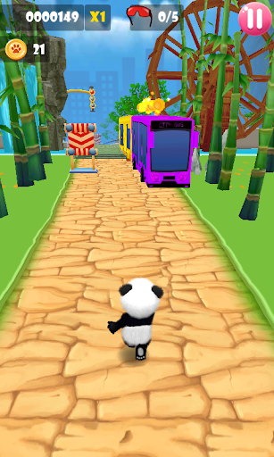 Panda Run - Gameplay image of android game