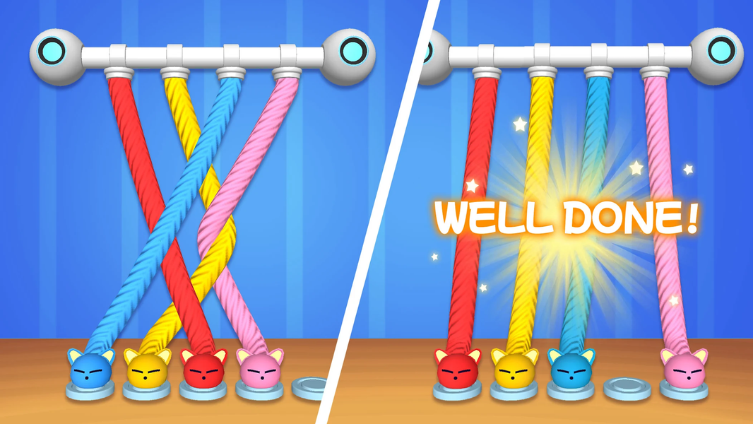 Tangle Go 3D: Untie The Knot - Gameplay image of android game