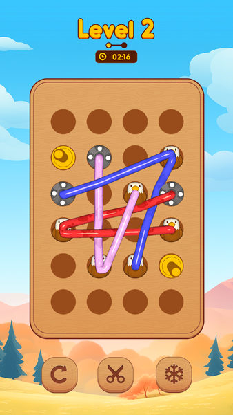 Woody Untangle Rope 3D Puzzle - عکس بازی موبایلی اندروید