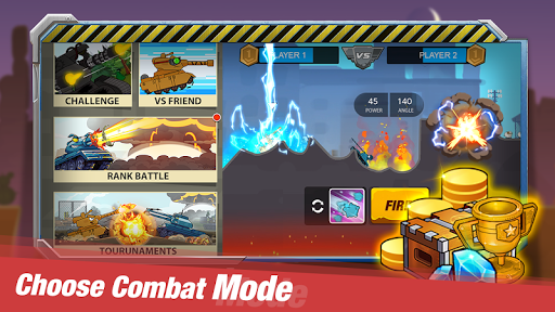 Tank Heroes - Tank Games, Tank - Gameplay image of android game