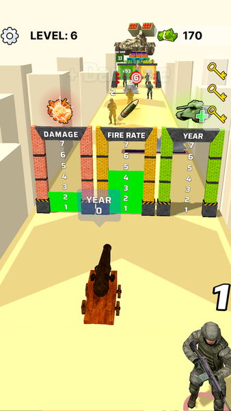 Tank N Run: Modern Army Race - Image screenshot of android app