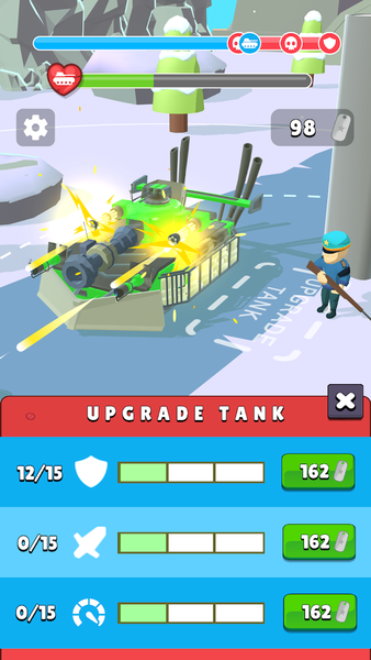 Tank Commander 3D: Army Rush! - Gameplay image of android game