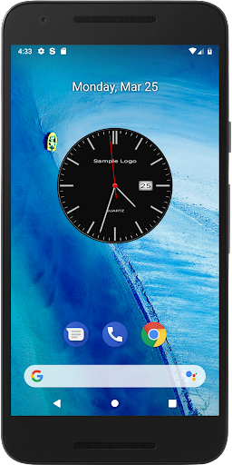 Simple Clock Widget - عکس برنامه موبایلی اندروید