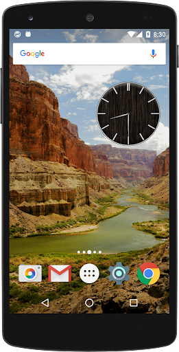 Simple Clock Widget - عکس برنامه موبایلی اندروید