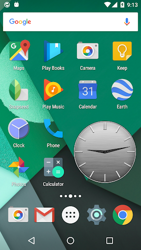 Simple Clock Widget - عکس برنامه موبایلی اندروید
