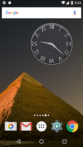 Simple Clock Widget - عکس برنامه موبایلی اندروید