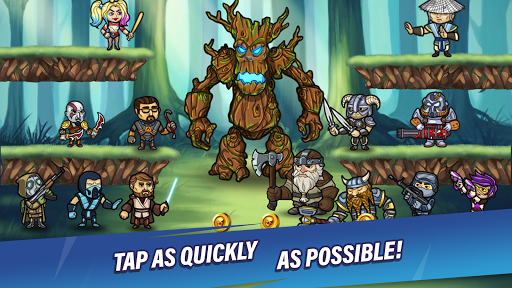 Taptic Heroes－Idle Tap RPG clicker games - Gameplay image of android game