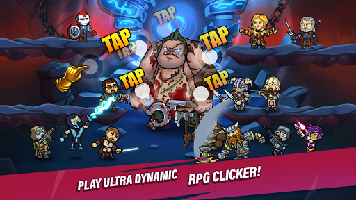 Taptic Heroes-Idle Tap Adventure,RPG clicker games - Gameplay image of android game