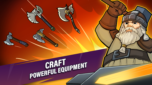 Taptic Heroes-Idle Tap Adventure,RPG clicker games - Gameplay image of android game