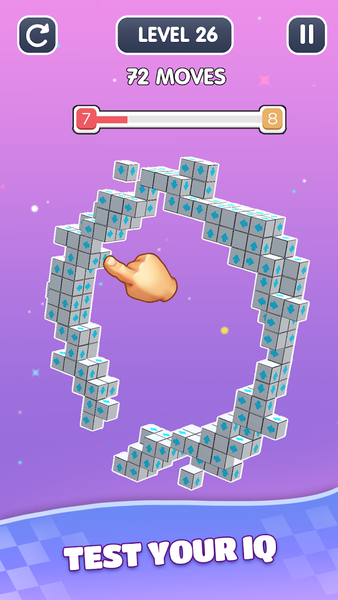 Tap Away 3D: Take Blocks Aways - Gameplay image of android game