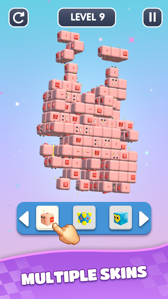 Tap Away 3D: Take Blocks Aways - Gameplay image of android game