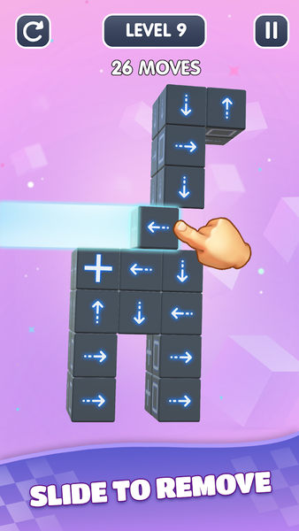 Tap Away 3D: Take Blocks Aways - Gameplay image of android game