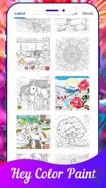 Tap Color by Number - Paint - Image screenshot of android app