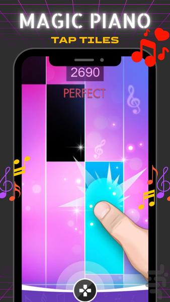 Tiles Tap Music 2024 - Gameplay image of android game