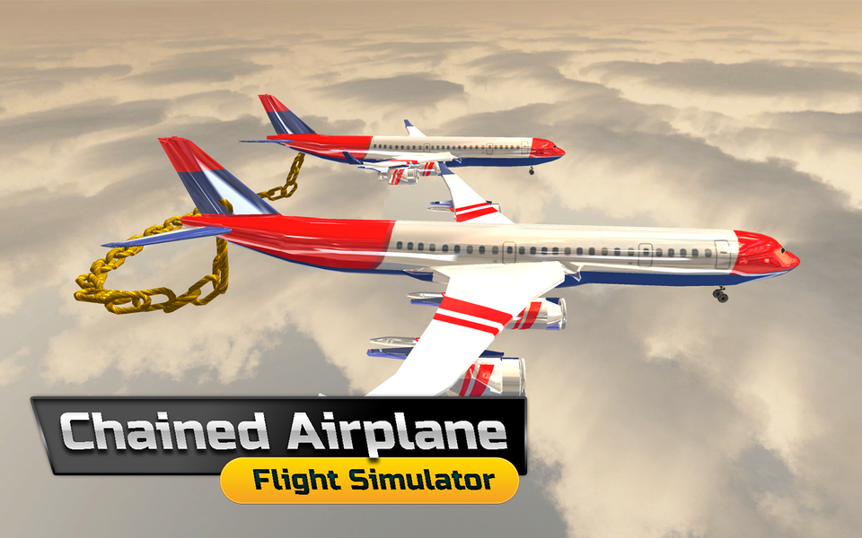 Chained Airplane Flight Sim - عکس بازی موبایلی اندروید