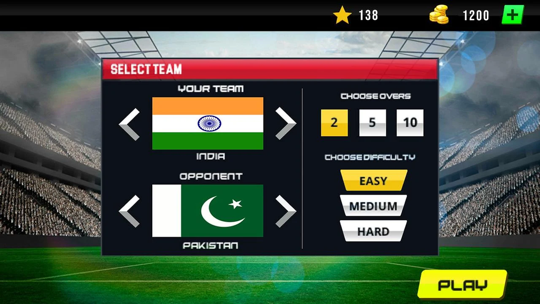 Super World Cricket Ind vs Pak - عکس بازی موبایلی اندروید