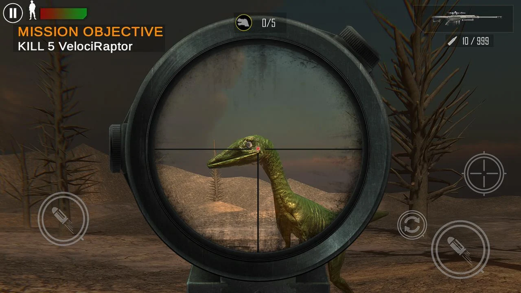 Dino Fps Shooter – Dinosaur Sh - Gameplay image of android game
