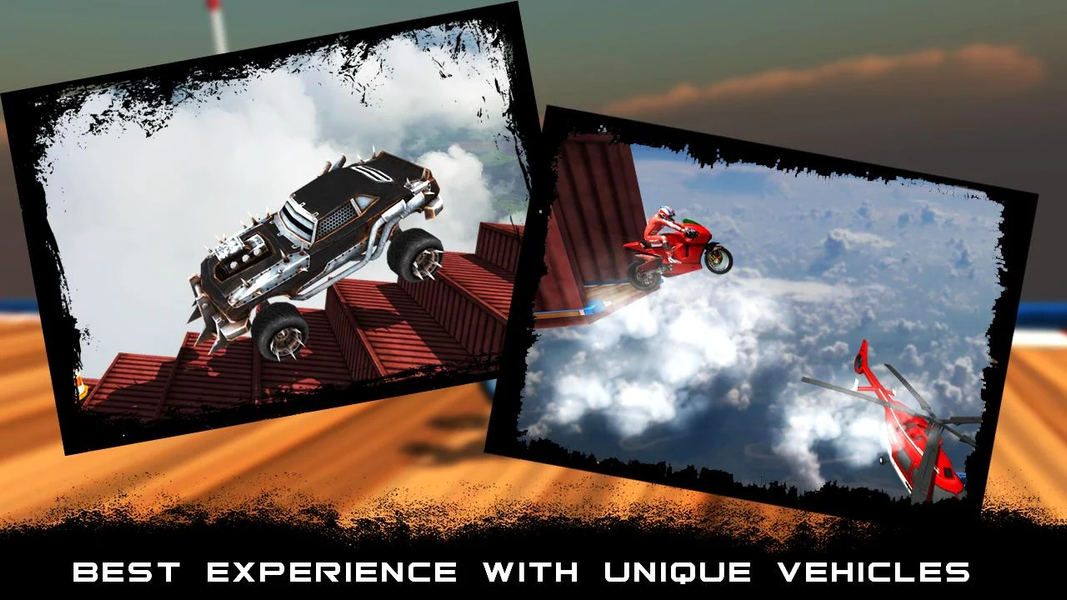 Mega Ramp Challenge - Cars And - عکس بازی موبایلی اندروید