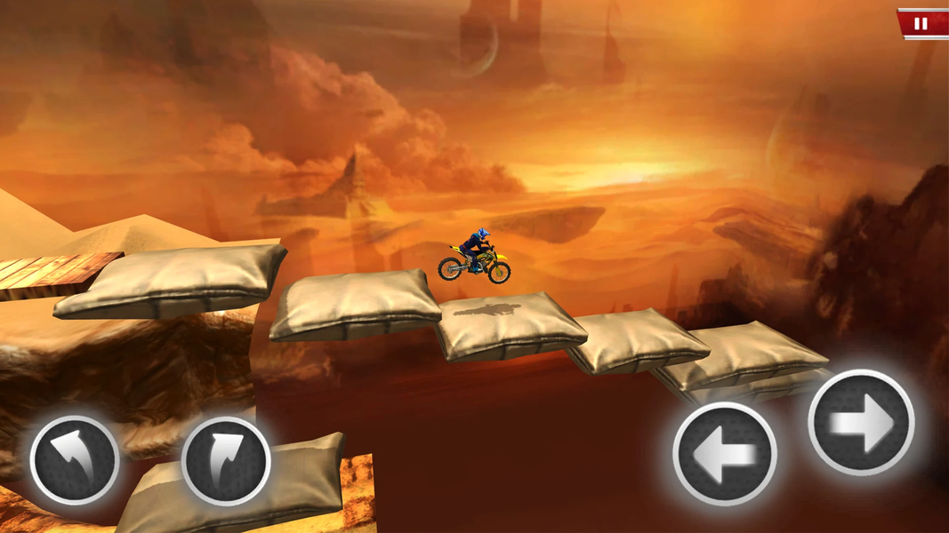 Moto Driving Stunt Challenge - Gameplay image of android game