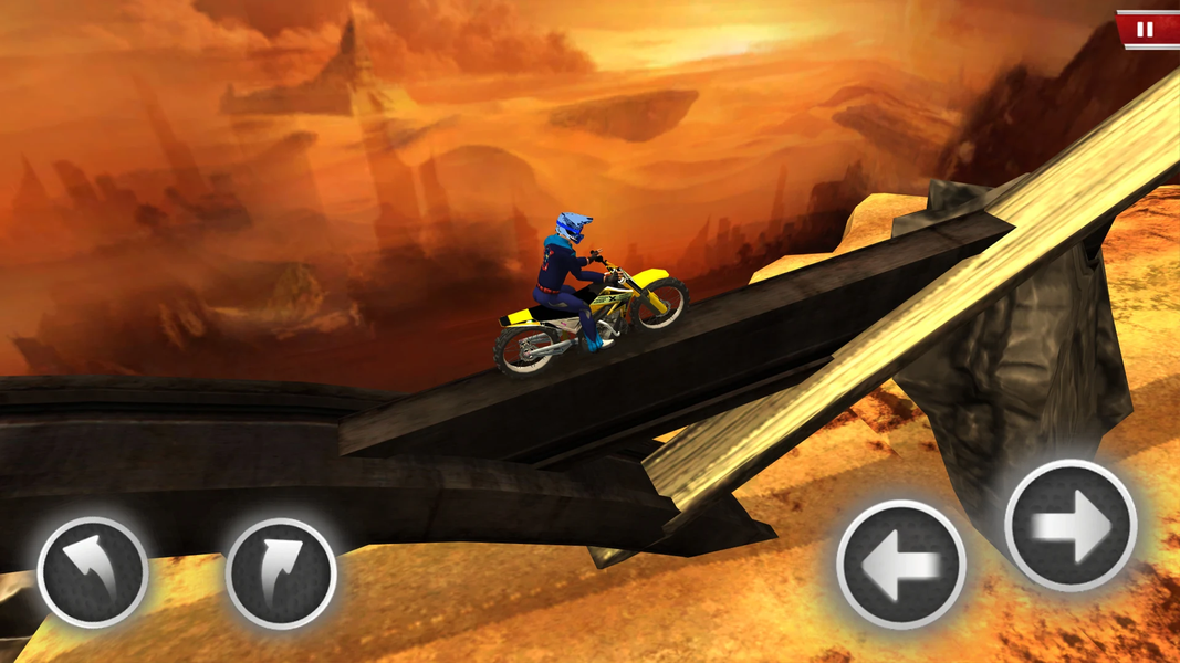 Moto Driving Stunt Challenge - Gameplay image of android game