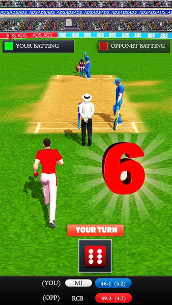 Indian Premier Ludo Cricket Le - Gameplay image of android game