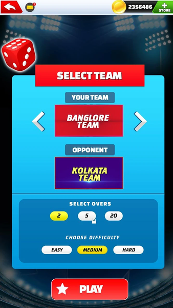 Indian Premier Ludo Cricket Le - Gameplay image of android game