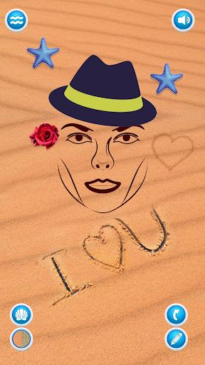 Sand Art Drawing : Beach Sketc - Image screenshot of android app