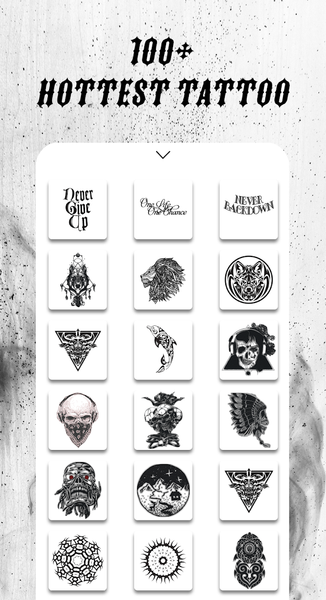 Tattoo Maker - Tattoo On Photo - عکس برنامه موبایلی اندروید