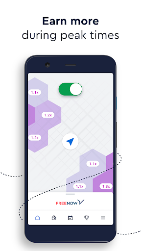 Freenow for drivers - Image screenshot of android app