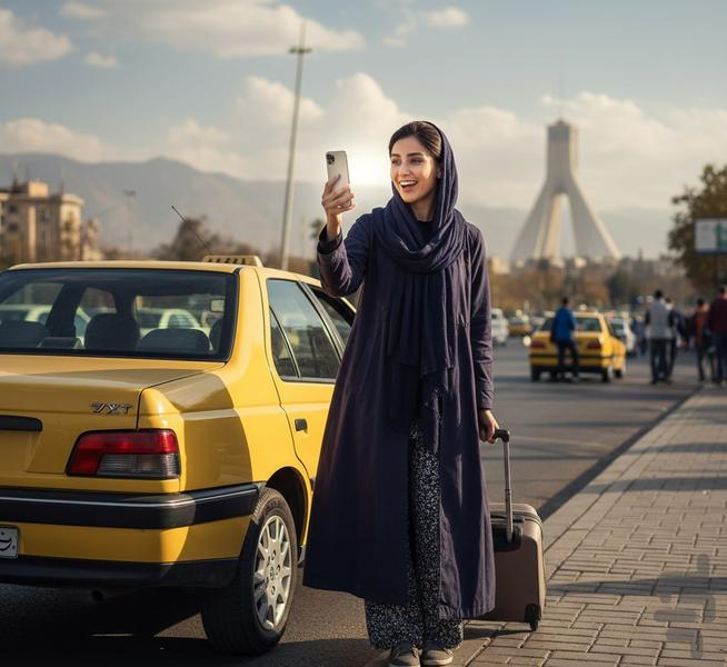 پارس تاکسی - درخواست آنلاین خودرو - Image screenshot of android app