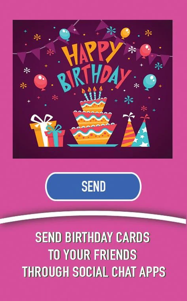 Birthday Animated Cards - عکس برنامه موبایلی اندروید