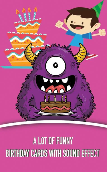 Birthday Animated Cards - Image screenshot of android app