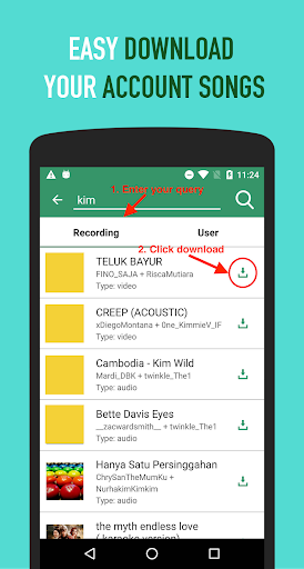 Sing Downloader for Smule - Image screenshot of android app