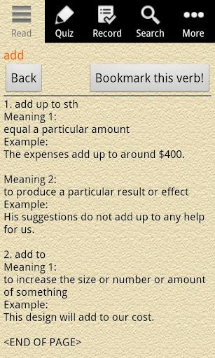 English Grammar - Phrasal Verb - Image screenshot of android app