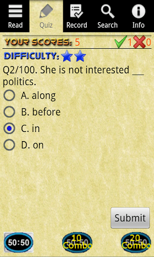English Grammar - Preposition - Image screenshot of android app