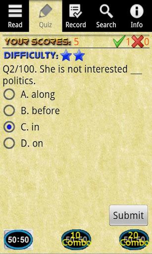English Grammar - Preposition - Image screenshot of android app