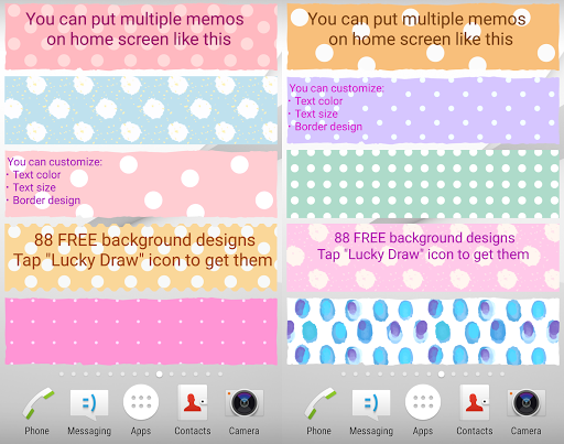Sticky Memo Notepad *Dots* - Image screenshot of android app