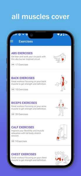 Fitness & Bodybuilding - Image screenshot of android app