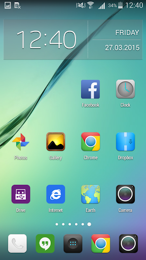 S۸ - S۷ Launcher and Theme - عکس برنامه موبایلی اندروید