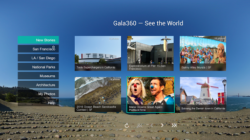 Gala360 - See the world in VR! - عکس برنامه موبایلی اندروید