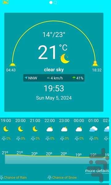 آب و هوای هوشمند - عکس برنامه موبایلی اندروید