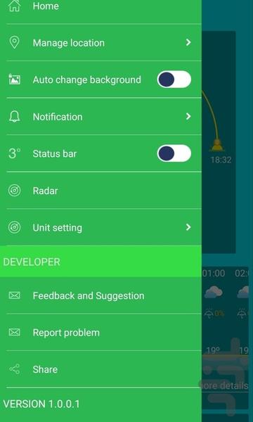 آب و هوای هوشمند - عکس برنامه موبایلی اندروید