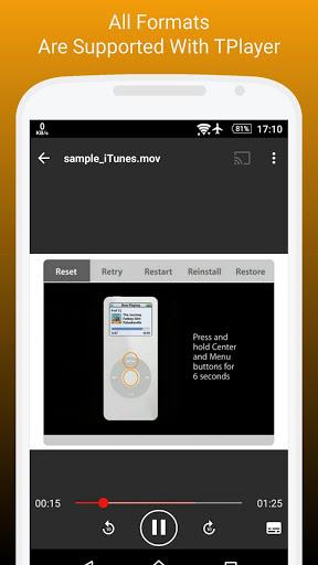 TPlayer - All Format Video - عکس برنامه موبایلی اندروید
