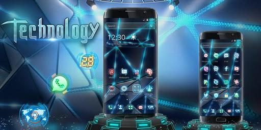 Technology Neon Future Theme - عکس برنامه موبایلی اندروید