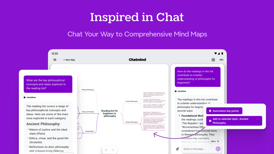 Mapify: AI Mind Map & Summary - عکس برنامه موبایلی اندروید