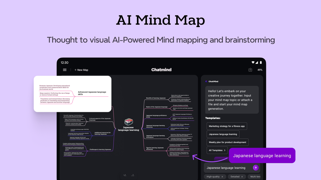 Mapify: AI Mind Map & Summary - عکس برنامه موبایلی اندروید