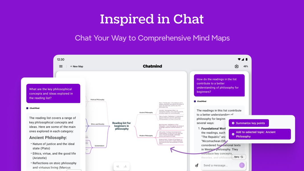 Mapify: AI Mind Map & Summary - عکس برنامه موبایلی اندروید