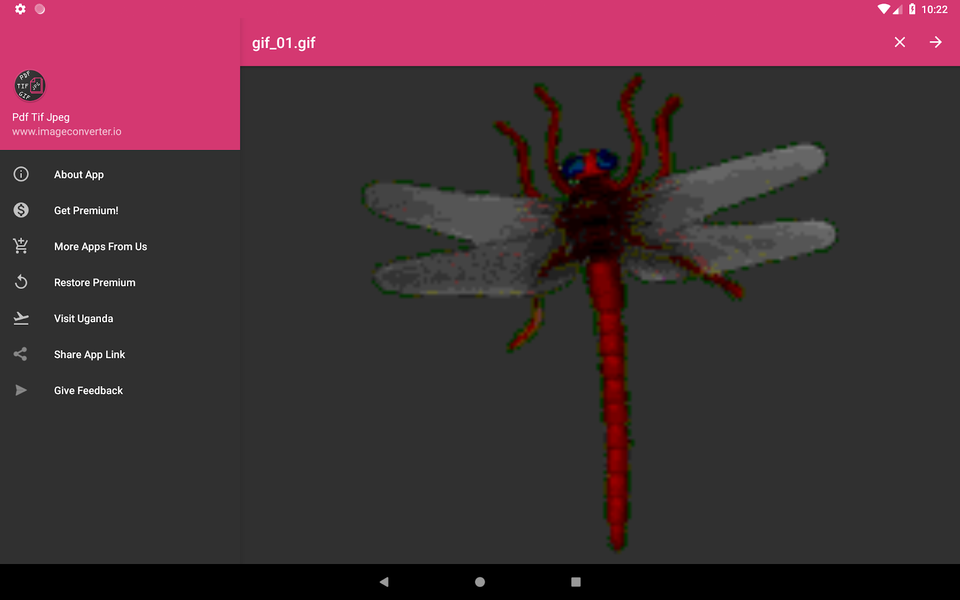 PDF > JPEG Converter: TIF, GIF - عکس برنامه موبایلی اندروید