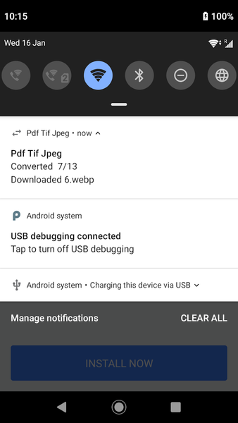 PDF > JPEG Converter: TIF, GIF - عکس برنامه موبایلی اندروید