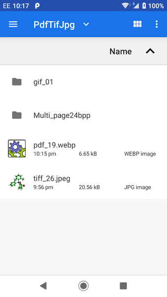 PDF > JPEG Converter: TIF, GIF - عکس برنامه موبایلی اندروید